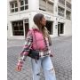 Fshion Spring And Autumn New Two-Color Double-Sided Cotton Jacket Vest Stand-Up Collar Short Waistcoat