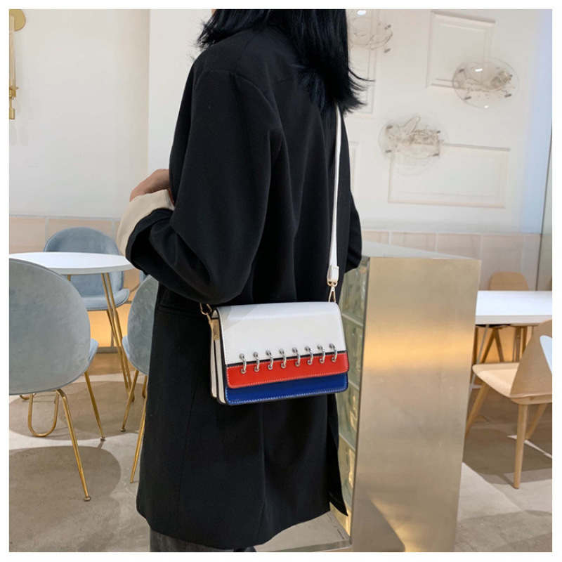 Hot Sale New Korean Style Trendy Large-Capacity Handbag Crossbody Bag Ins Pu Leather Hit Color Temperament Women Hand Bags