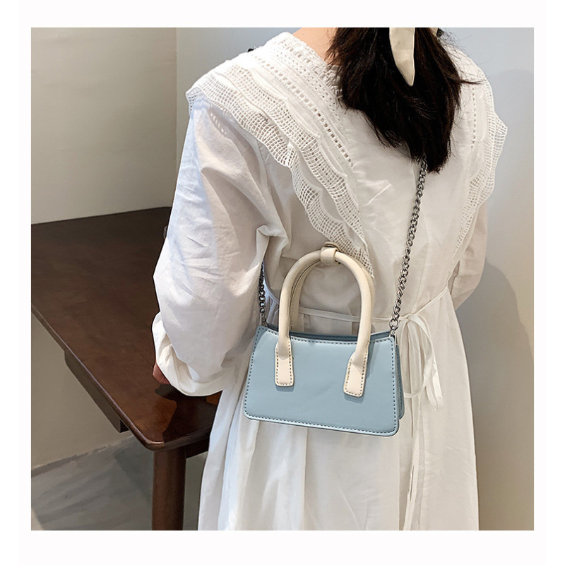 High Quality Small Bag Handbag 2021 Hot Sale New Ladies Hand Bag Pu Luxury Chain Messenger Bag