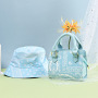 2021 New Cashew Flower Square Bag Handbag & Fisherman Hat Set Ins Portable Crossbody Bag Women Bandana Bags