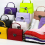 Hot Sales Pvc Leather Combination Fashion Matte Jelly Bag Rivet With Winter Souch Sock 2 Pieces Set Women Hand Bags And Purses