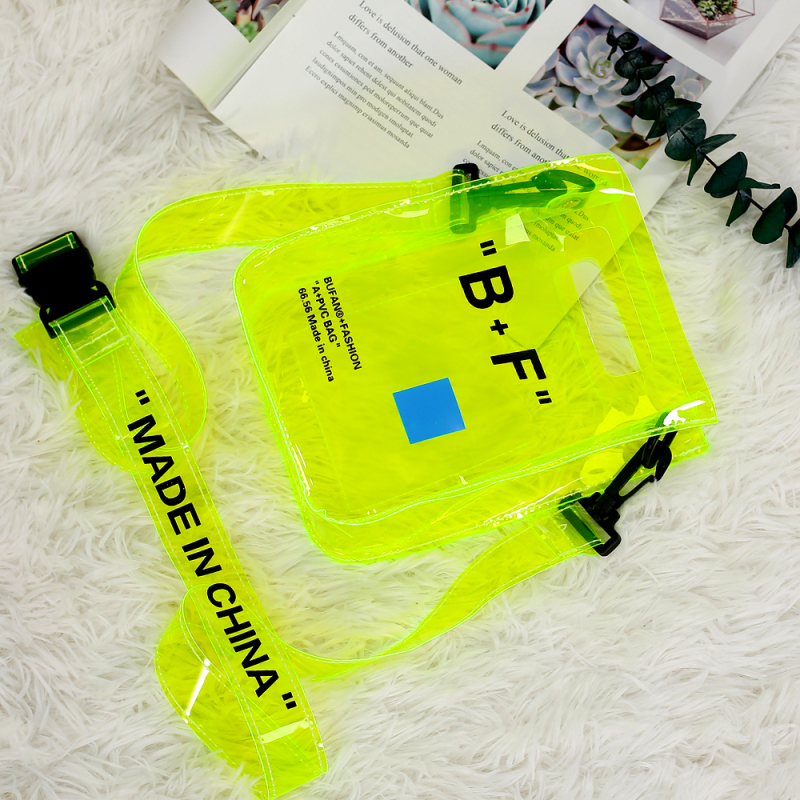 Wholesale 2021 New High Quality Ladies Handbag Clutch Ladies Messenger Bag Shoulder Bag Pvc Material Women Transparent Handbags