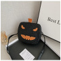 Halloween Fun Pumpkin Head Crossbody Handbags Designer Handbags Ins Fashion PU leather Women Hand Bags And Purses