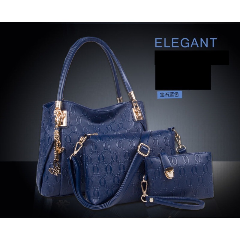 Picture In-The-Mother Bag Three-Piece Women Bag Shoulder Messenger Handbag