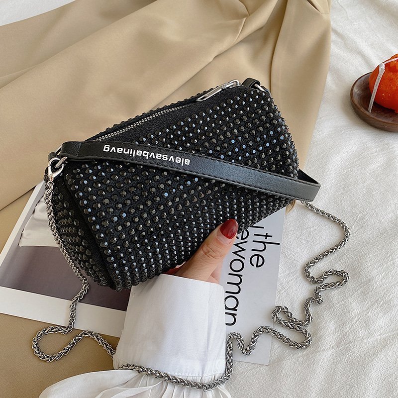 高品質のカスタムラインストーン財布とハンドバッグ、高級女性用韓国ファッション新作レディースハンドバッグ、エレガントな女性用ハンドバッグレディース