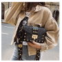 2021 Fashion Rivet Bags Chain Crossbody Purses Shiny Women Hand Bags Ladies Purses And Handbags