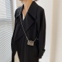 Creativity Metal Wrought Iron Diamond Face Chain Shoulder Bag Messenger Bag Wholesale Hollow Personality Women Handbags
