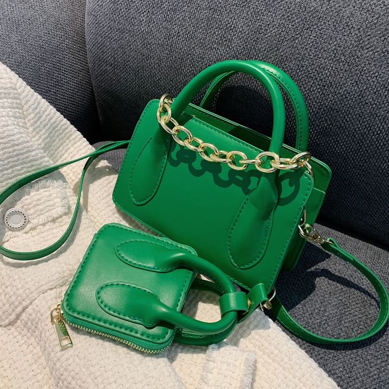 High Quality Custom Pu Leather New Bag Women Handbags Ins Messenger Bag All-Match Portable Small Square Bag