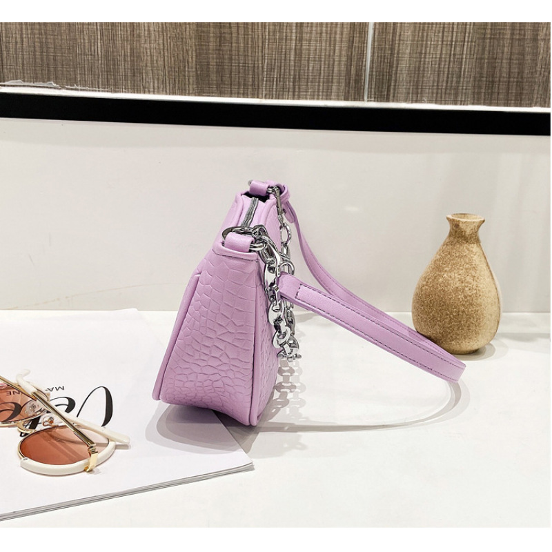 Leather One-Shoulder Diagonal Ladies Underarm Bag Handbag