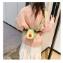 Amazon Hot Sale 2021 New Shoulder Bag Designer Purses Silicone Small Change Mini Bag Avocado Children Diagonal Bag Purse 2021
