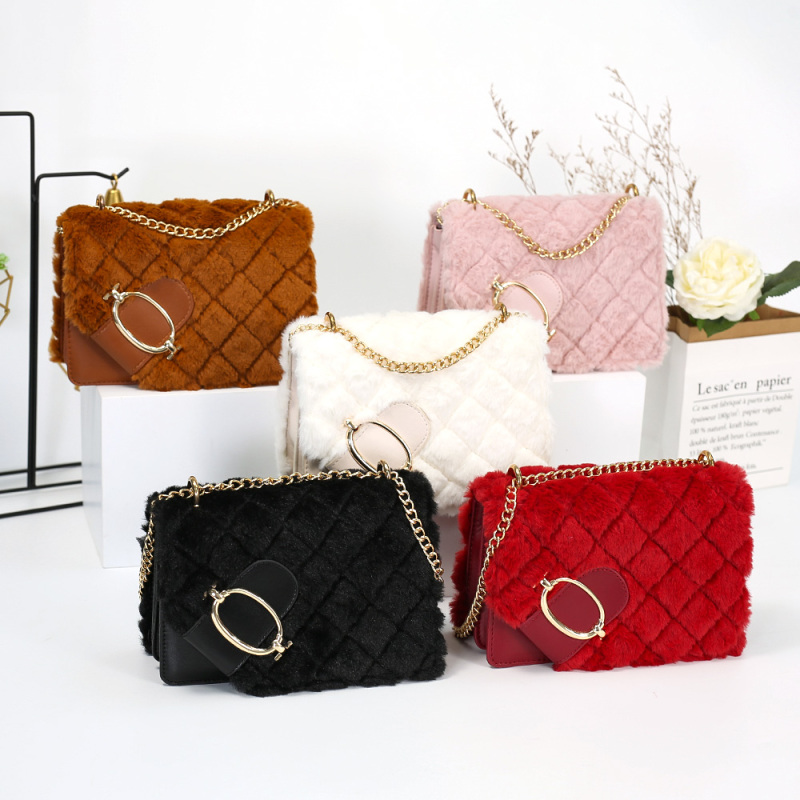 Wholesale Autumn Purses And Handbags Plish Bags Women Handbags Ladies Purses Ins Diamond Chain Crossbody Bag Women Hand Bags