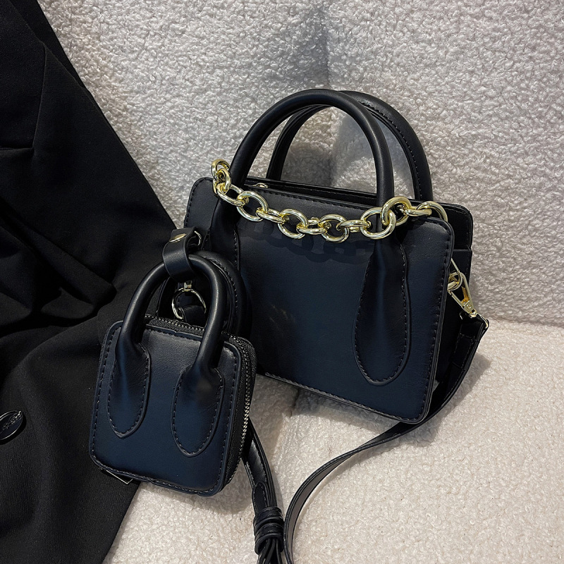 High Quality Custom Pu Leather New Bag Women Handbags Ins Messenger Bag All-Match Portable Small Square Bag