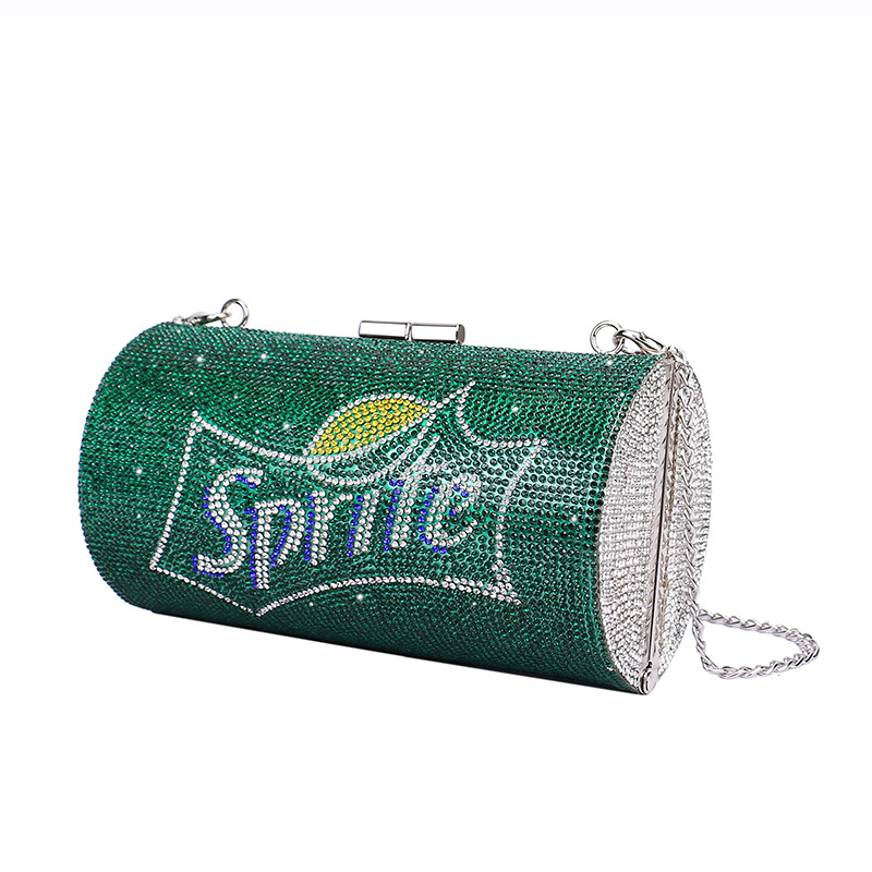 Diamonds Small Round Bag Party Clutch Bags Ladies Evening Bags Handbags