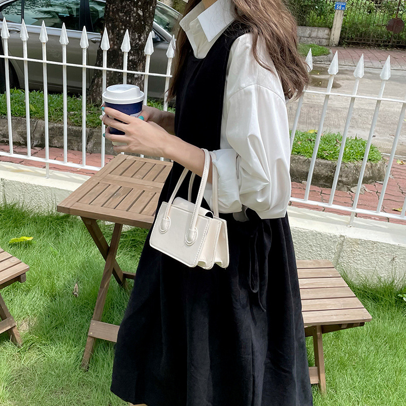 Handbag 2021 New Simple Ladies Mini Handbag Western Style Women Shoulder Bag Handbag Pu Leather Crossbody Bag Women