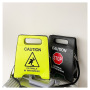 New Fun Notice Package Roadblock Package European And American Fashion Creativity Prohibits Form Messenger Bag