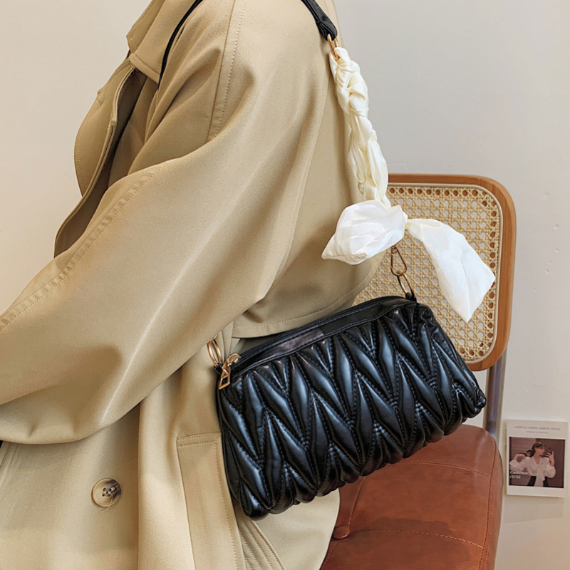 Leather Chain Bag Messenger Handbag Single Shoulder Small Square Bag