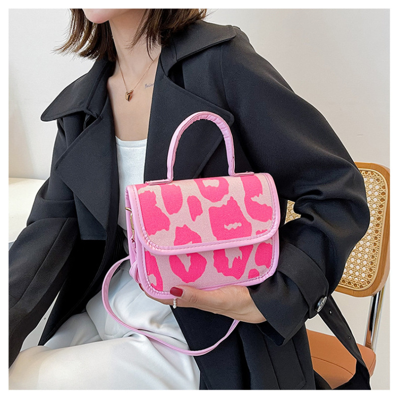 Summer New Small Square Bag Women Handbags 2021 Cute Girl Heart Trendy Contrast Color Crossbody Leather Bags Women Ladies Purses