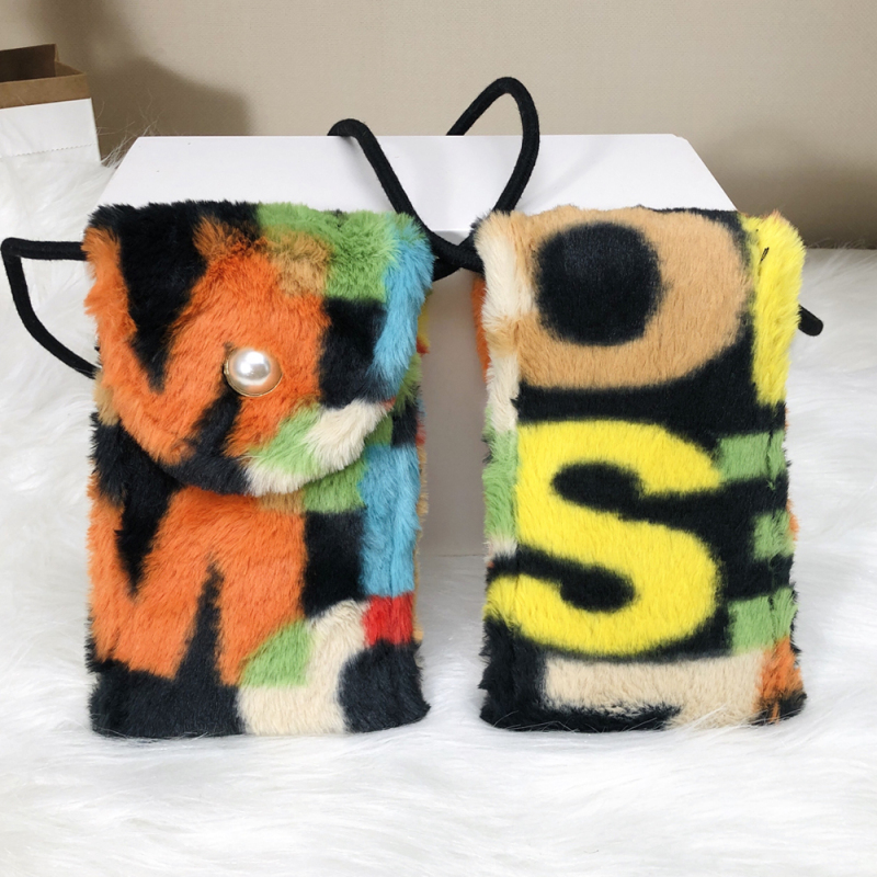 Small square mini bags women handbags ladies bags designer handbags for women fur purses