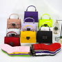 Hot Sales Pvc Leather Combination Fashion Matte Jelly Bag Rivet With Winter Souch Sock 2 Pieces Set Women Hand Bags And Purses