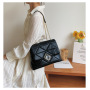 Korean simple Diamond pattern luxury handbags for women 2020 handbags Elegant Ladies sling bag party chain pouch bags