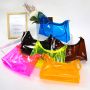 Wholesale Small Bags Women Hand Bags 2021 Summer New Style Korean Version Fashion Pvc Chain Casual One-Shoulder Armpit Bag