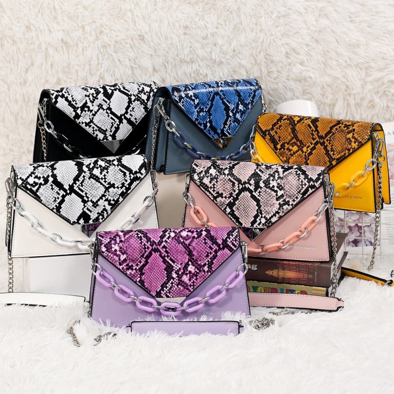 Ins Popular Latest Serpentine Clamshell Bags Shoulder Crossbody Chain Purses Luxury Handbags Women Purses And Hand Bags