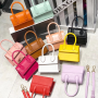 Wholesale pu leather top-handle handbags shoulder bags women handbags ladies mini purses and handbags women