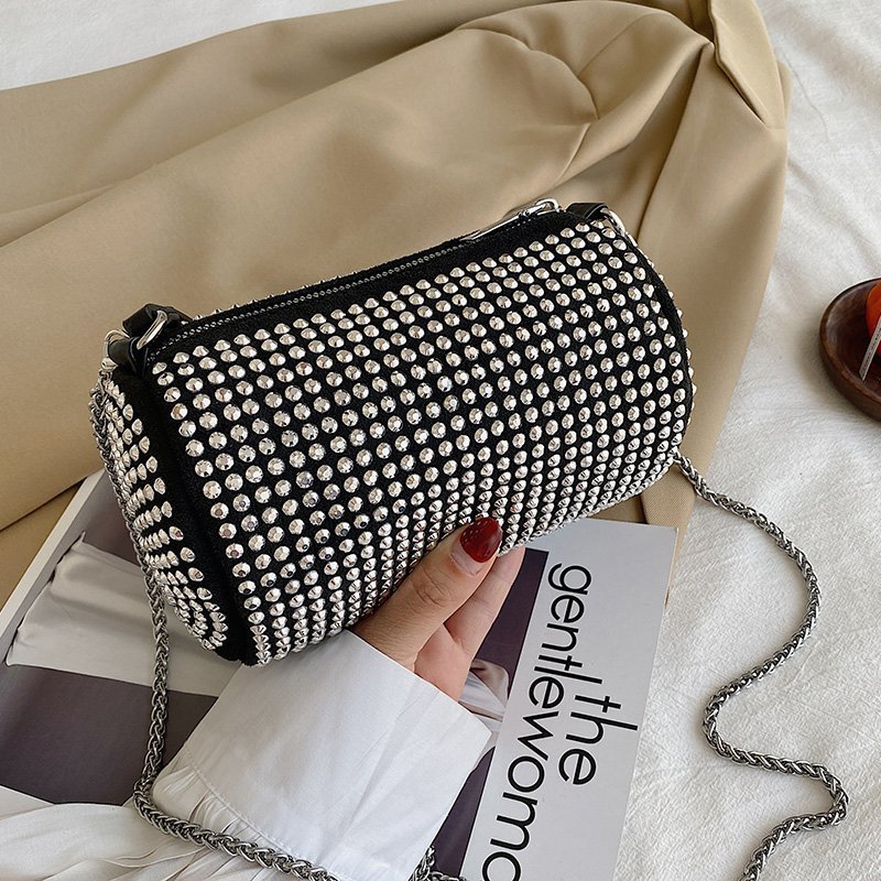 高品質のカスタムラインストーン財布とハンドバッグ、高級女性用韓国ファッション新作レディースハンドバッグ、エレガントな女性用ハンドバッグレディース