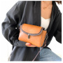 Luxury Leather One-Shoulder Messenger Small Square Bag Women Handbag