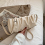 Folded Cloud Bag Women's Shoulder Handbag Fashion Messenger Underarm Bag