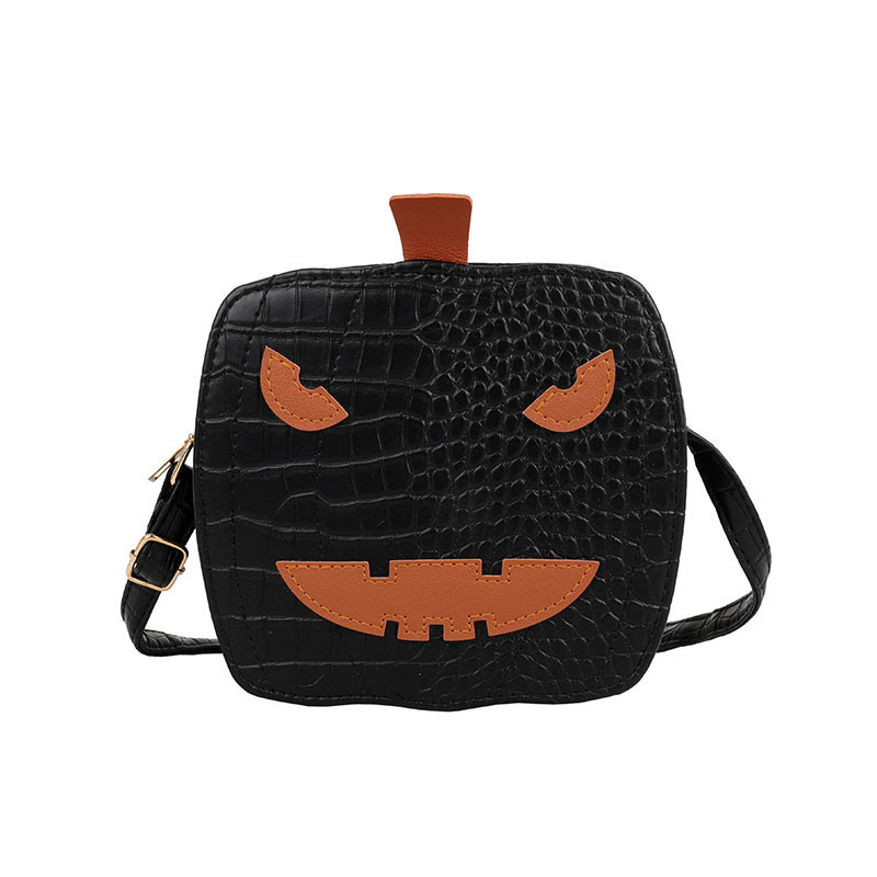 Halloween Fun Pumpkin Head Crossbody Handbags Designer Handbags Ins Fashion PU leather Women Hand Bags And Purses