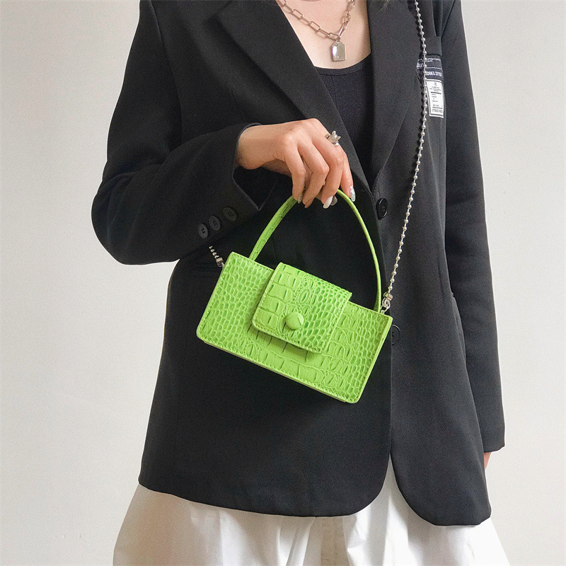 Amzon Hot Selling High Quality Textured Crocodile Pattern Handbags For Women Luxury Bags Women Handbags Ladies cross body bag