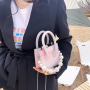 New arrival crocodile pattern pearl chain small square bag purses and handbags luxury for women hand bags 2021