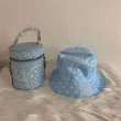 Light Blue Purse and hat