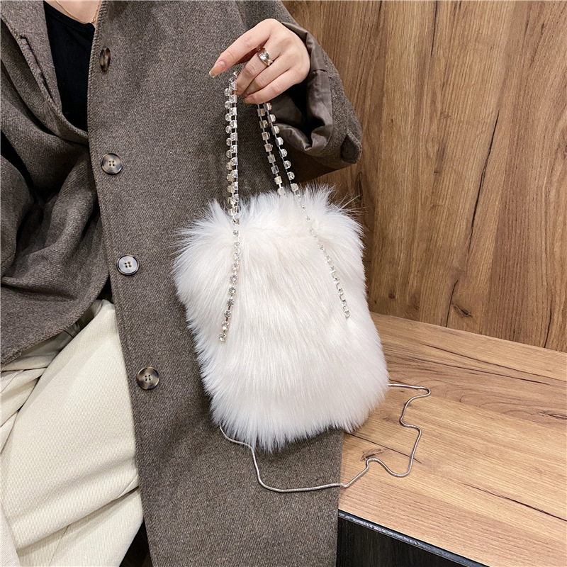 Blind Drop Shipping purse furry shoulder handbag evening chain bag designers handbags luxury handbags for women purses
