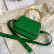 green-buffed leather