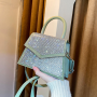 Hot sales designer diamond small square bag purses and handbags for women bags handbags