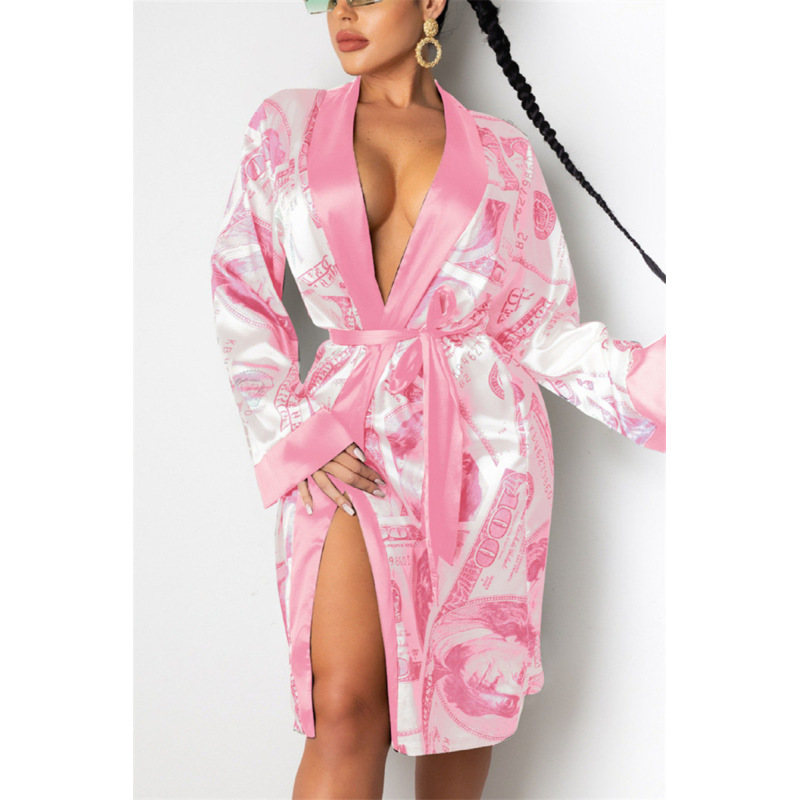 Women'S Clothing Aliexpress Amazon Independent Station Autumn And Winter New Style Long-Sleeved Thin Coat Shawl Cardigan