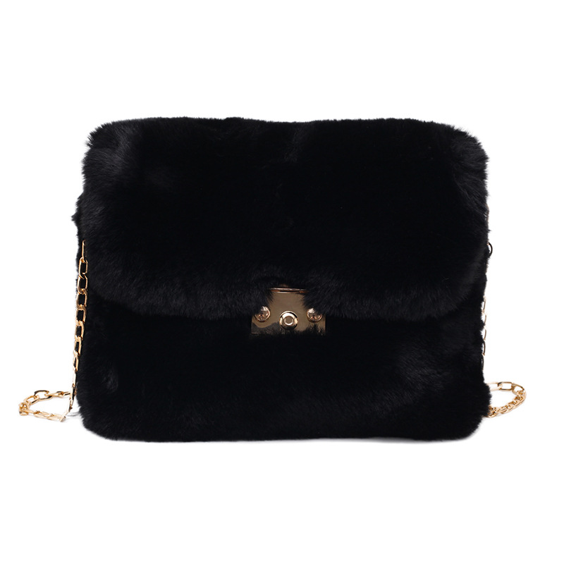 Small Square Bags Women Handbags Ladies Designer Handbags For Women Fur Purses