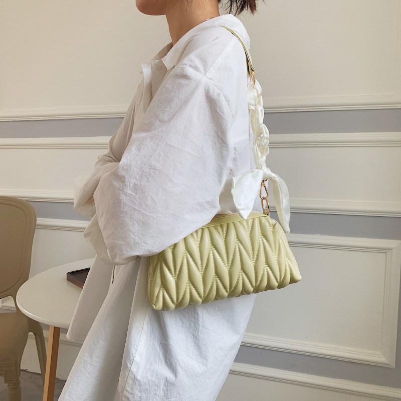 Leather Chain Bag Messenger Handbag Single Shoulder Small Square Bag
