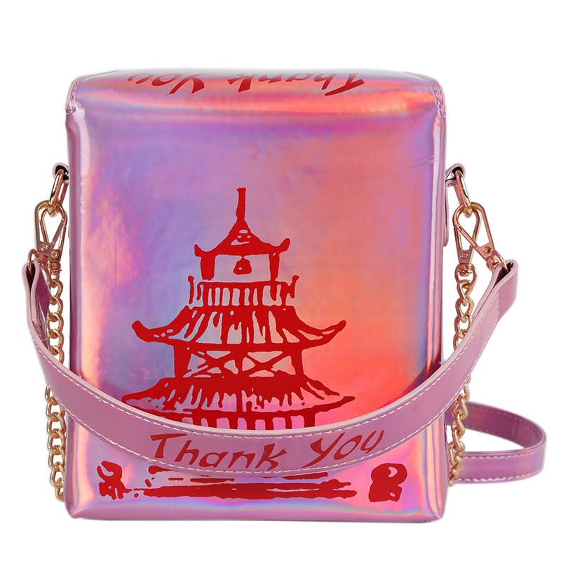 Chinese Takeout Box Designer Handbags Bag Pu Leather Handbags for Women Hand Bags Wholesale Purses and Handbags