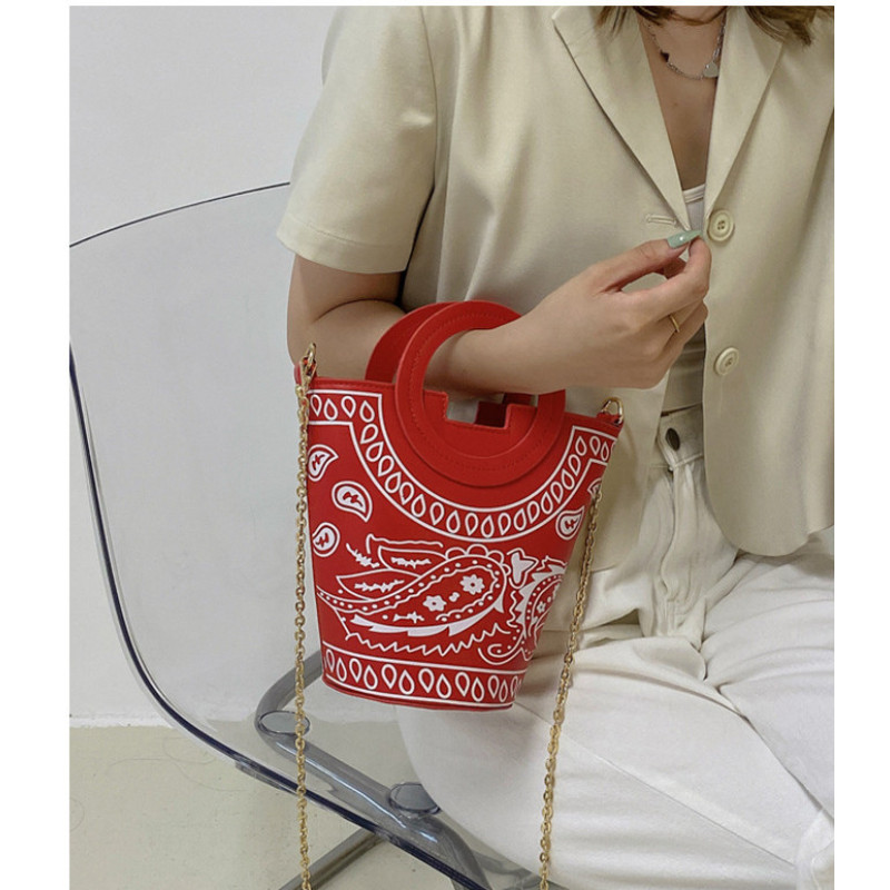 2021年新作バッグ レディースバッグ カシューフラワー バケットバッグ インハンドバッグ レディース 韓国風 アメリカンストリート カジュアル