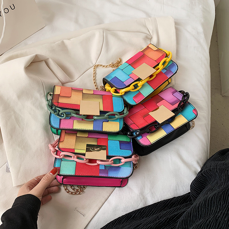 Square Bag Girls Designer Purses 2021 Handbags For Women  Luxury Bags Women Hand Bags Ladies