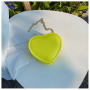 Hot selling candy colored heart-shaped purses small jelly bags women handbags luxury ladies purses