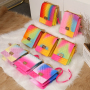 Designer handbags famous brands colorful candy shoulder bag pvc jelly purse handbags for women
