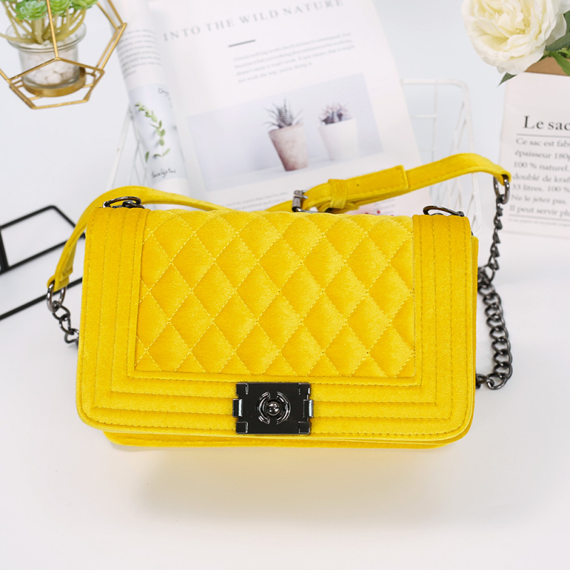 冬の新製品 8色ベルベットダイヤモンドチェーンバッグ クロスボディハンドバッグ レディースハンドバッグ レディース財布 ハンドバッグ