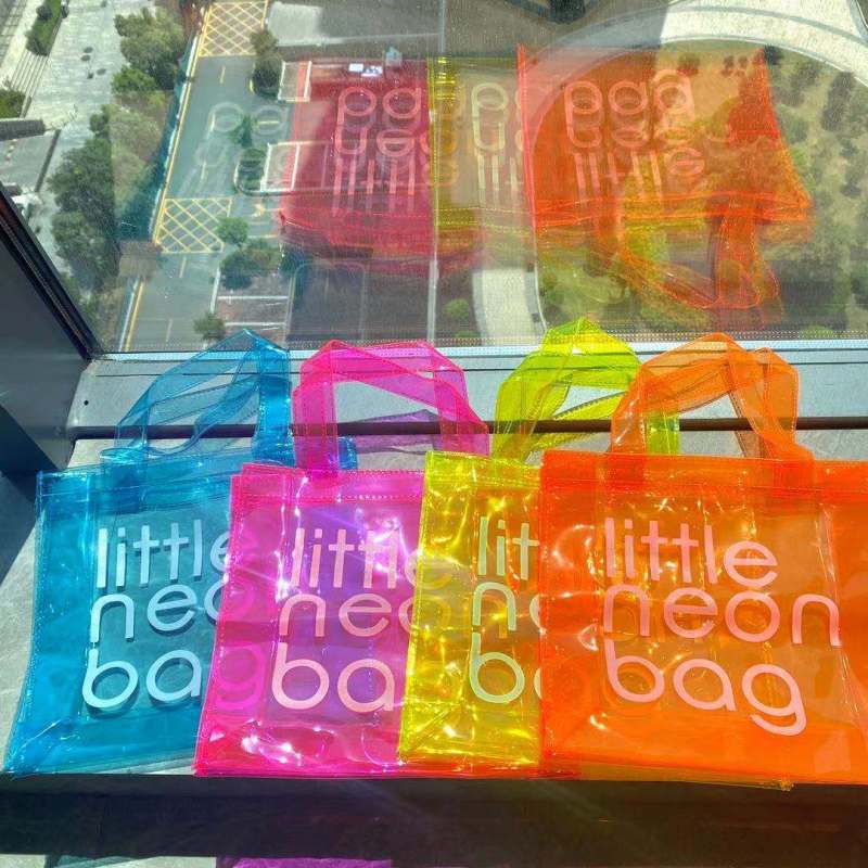 Purses And Handbags 2021 Summer New PVC Water Proof Transparent Jelly Purse Woman Hand Bag