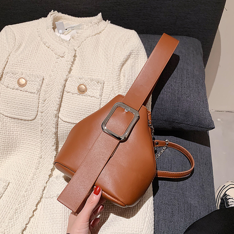 New Fashion Pu Leather Reto Ladies Bags Leather Messenger Bag Ins Influence Chain Crossbody Bag Designer Handbags Famous Brands