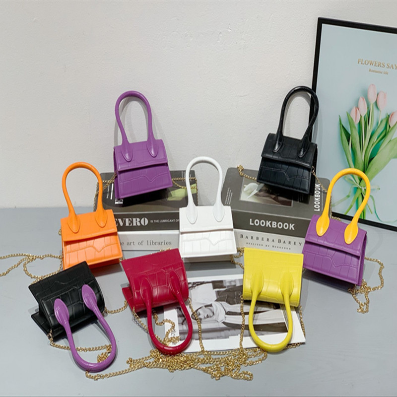Crocodile pattern mini square bag purses and handbags designer purses ladies hand bags
