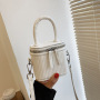 2021 Fashion Striped Mini Lipstick Small Bag  New Fashion Portable Bucket Bag Personalized Messenger Bag